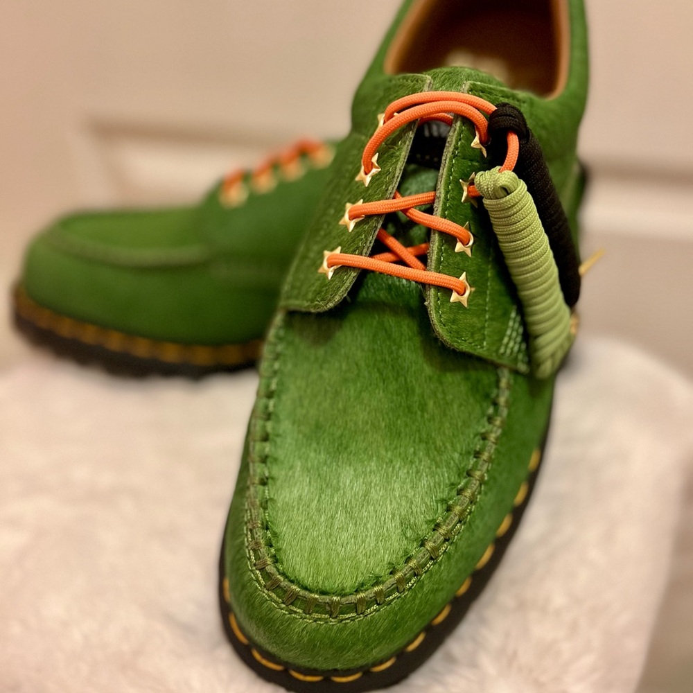 Dr. Martens Green Men's Oxfords - Picture 6 of 12